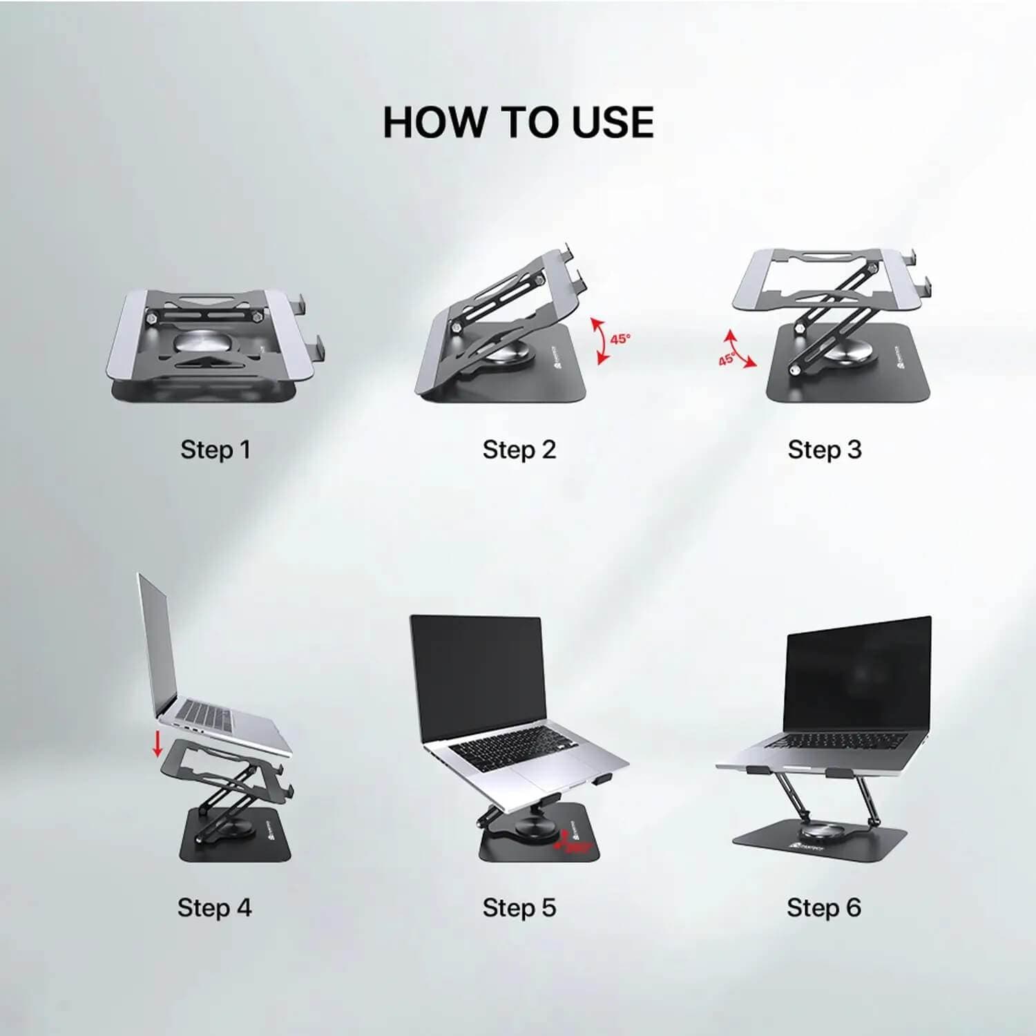 Fantech NS10 Metal Foldable Laptop Stand — image 2