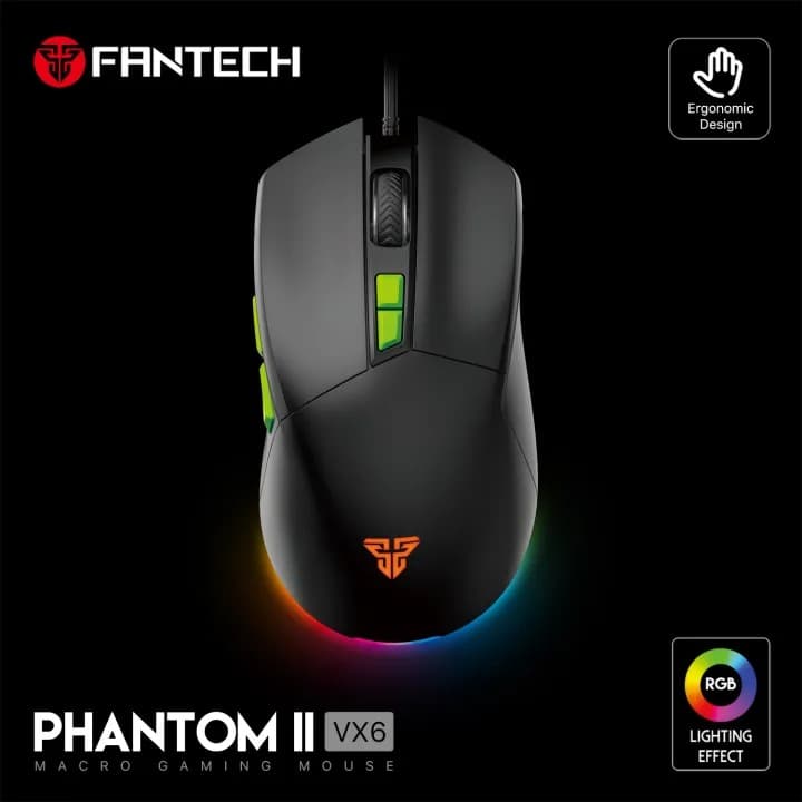Fantech Phantom II VX6 Macro Gaming Mouse — image 1