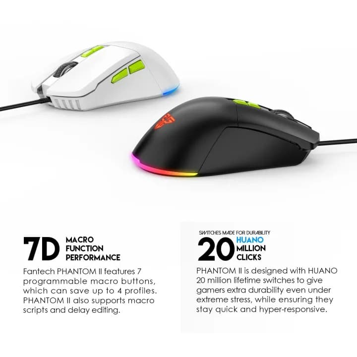 Fantech Phantom II VX6 Macro Gaming Mouse — image 2