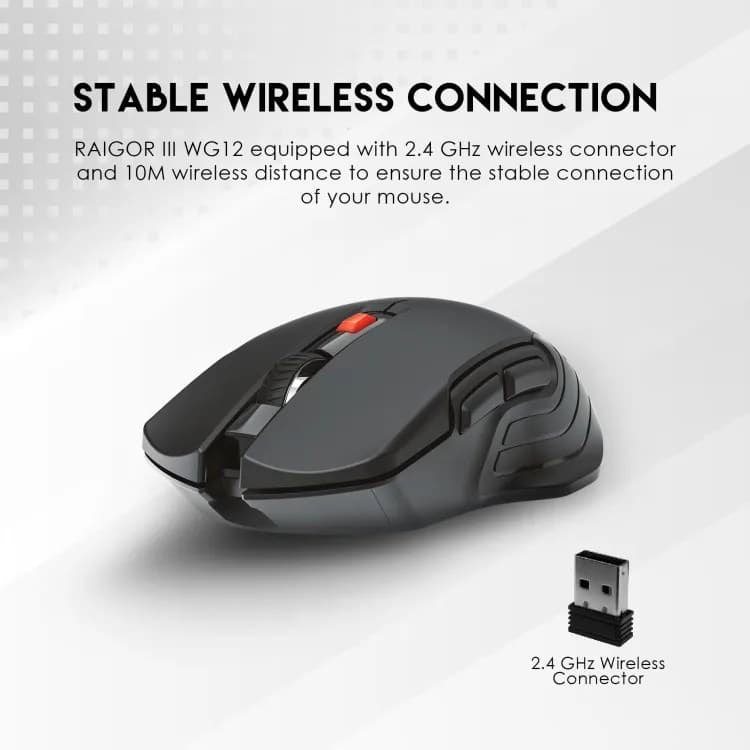 Fantech Raigor III WG12 Gaming Wireless Mouse — image 2