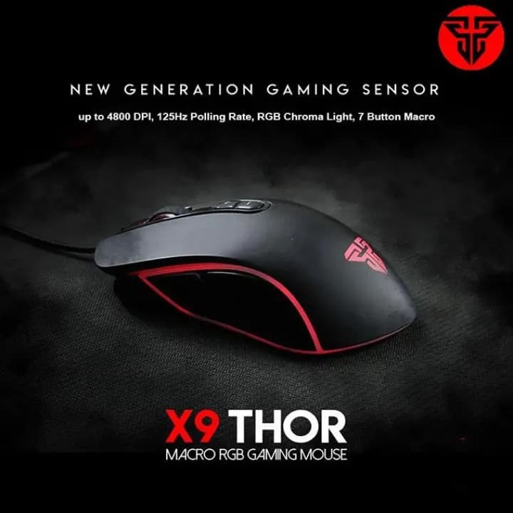 Fantech X9 Thor 4800 DPI Programmable RGB Gaming Mouse — image 2