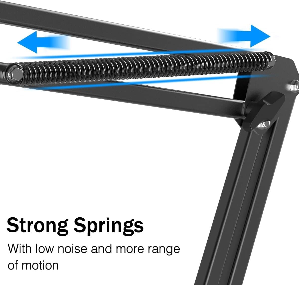 FIFINE CS1 Suspension Boom Scissor Mic Stand With Heavy Duty Clamp, 3/8″ To 5/8″ Adapter — image 5