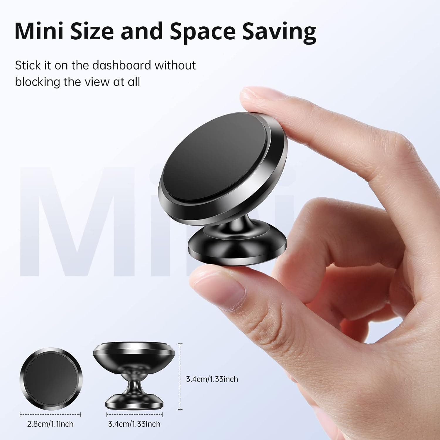 Fiunatec FO-008 Magnet 360° Rotation Metal Car Mobile Holder — image 2