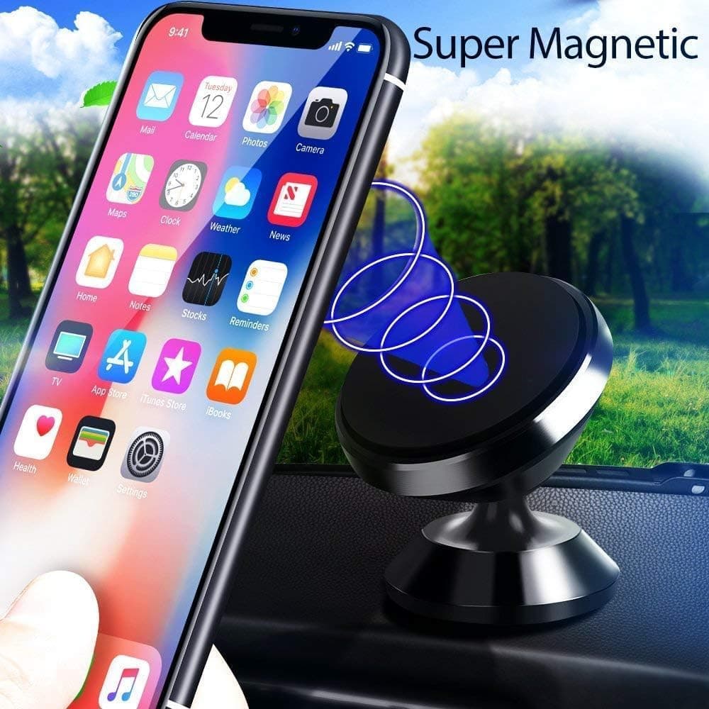 Fiunatec FO-008 Magnet 360° Rotation Metal Car Mobile Holder — image 5