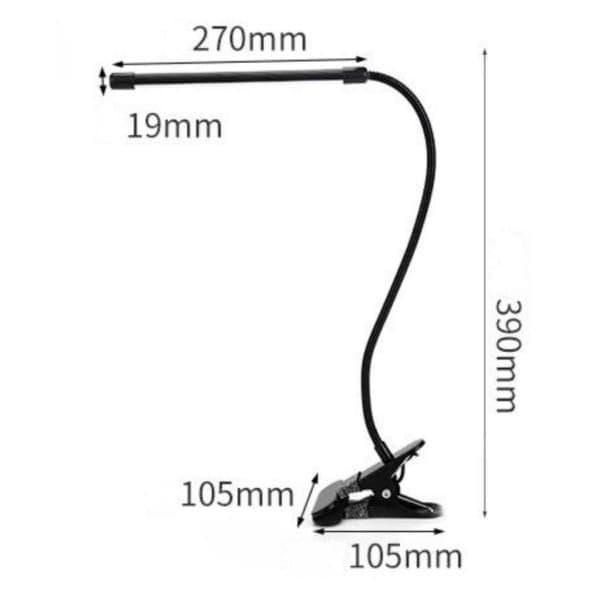 FX001F LED Desk Clip Table Lamp — image 4