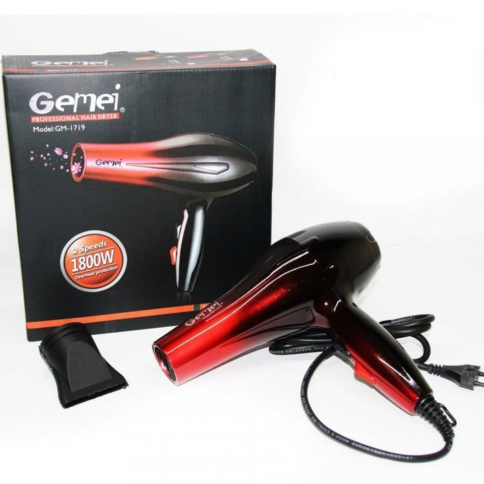 Gemei GM1719 Professional Hair Dryer 1800W — image 2