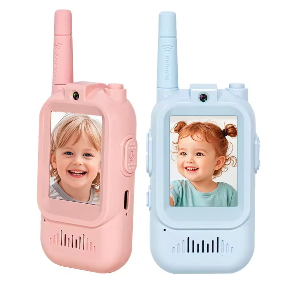 HD Video Walkie Talkie For Kids 2-Pack Rechargeable Two-Way Intercom with Camera — image 3