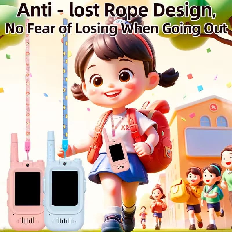 HD Video Walkie Talkie For Kids 2-Pack Rechargeable Two-Way Intercom with Camera — image 4