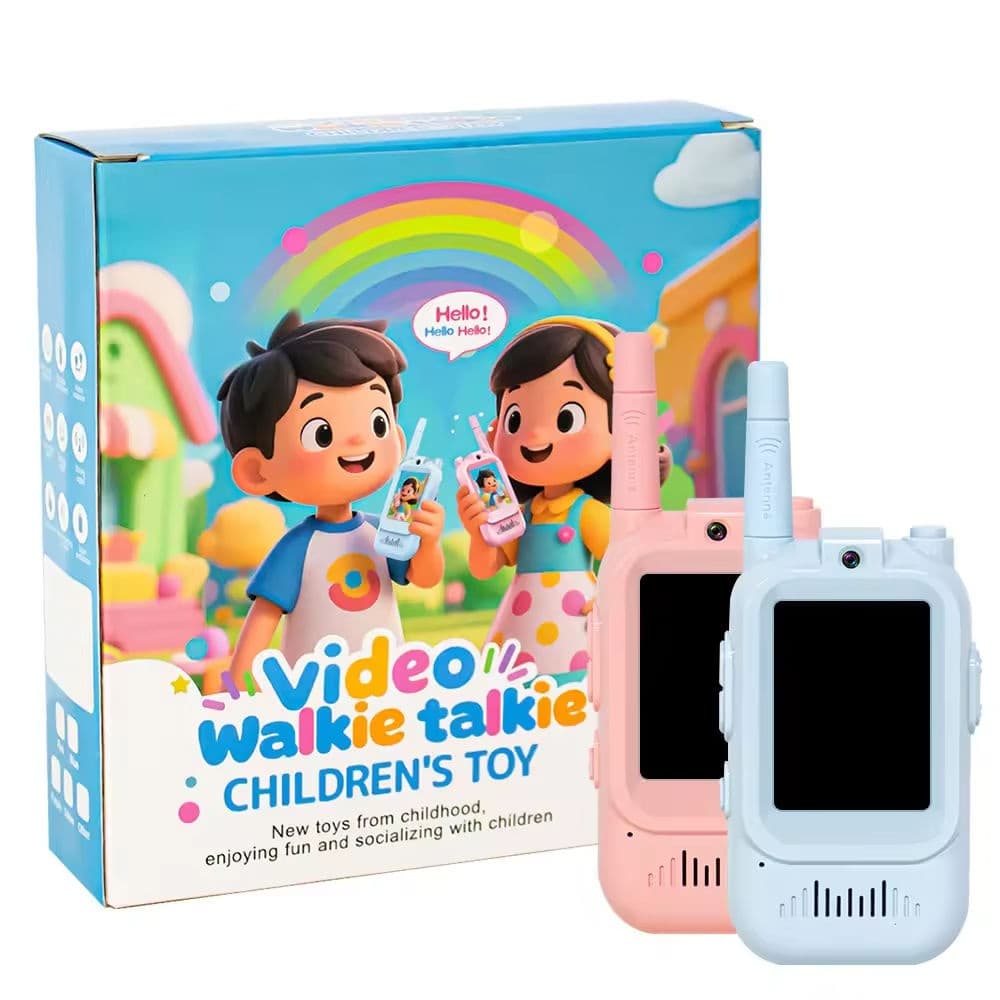 HD Video Walkie Talkie For Kids 2-Pack Rechargeable Two-Way Intercom with Camera — image 1