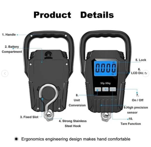High Accuracy Electronic Scale 50Kg — image 3