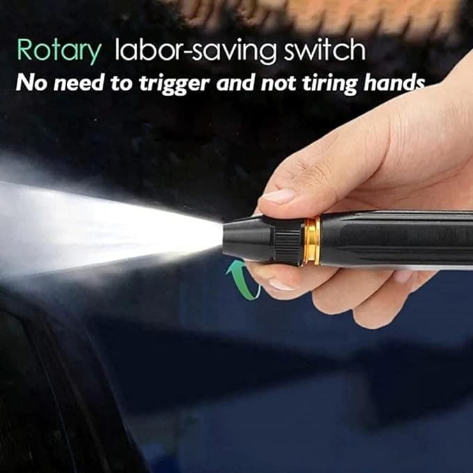 High Pressure Water Spray Gun 1/2″ Hose Pipe With 3 Spray Patterns For Bike Car Wash — image 2