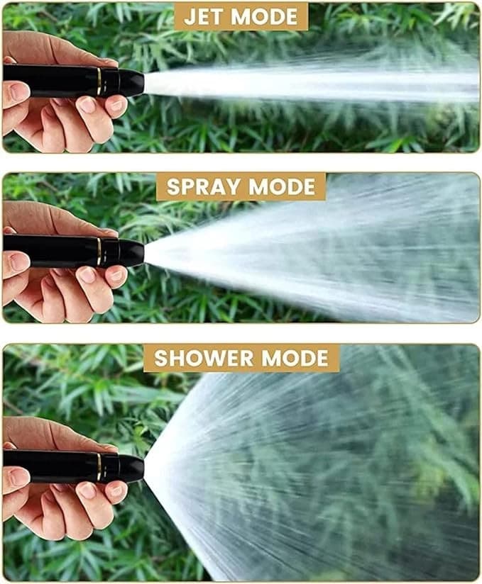 High Pressure Water Spray Gun 1/2″ Hose Pipe With 3 Spray Patterns For Bike Car Wash — image 3