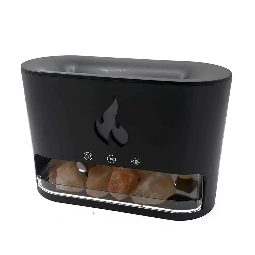 Himalayan Salt Chamber Flame Effect Blaze Aroma Diffuser Humidifier — image 3