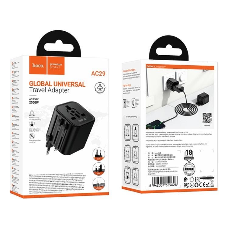 HOCO AC29 Global Universal Travel Adapter — image 6