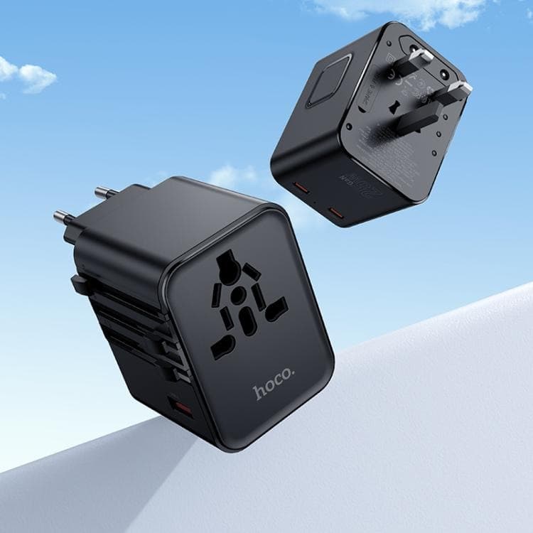 Hoco AC31 PD 25W 2 x Type-C And USB-A 3-Ports Global Universal Travel Adapter Charger — image 5
