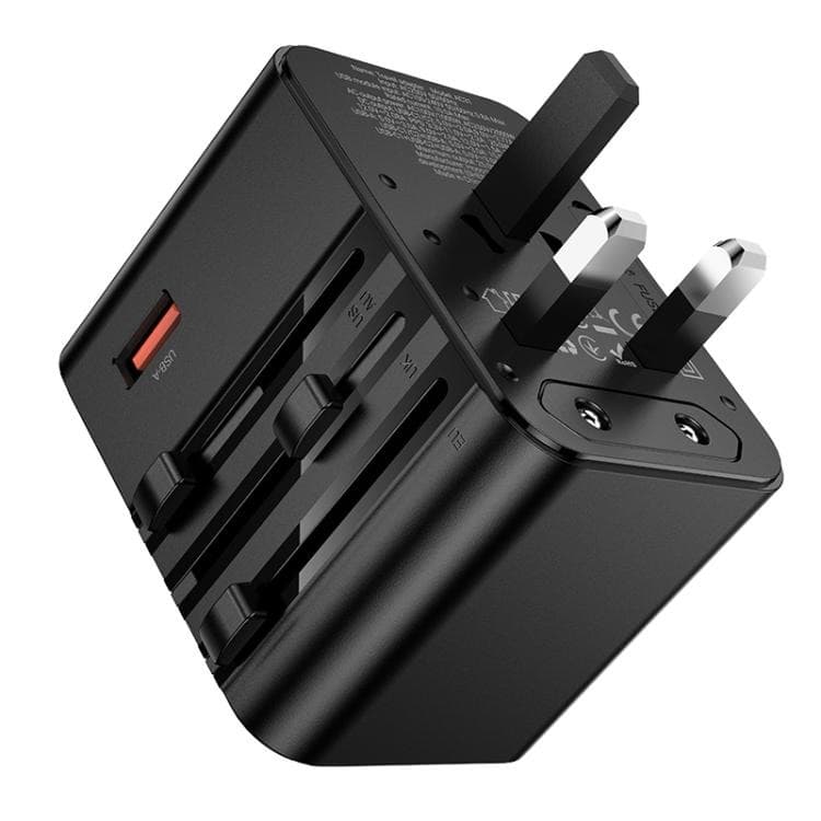 Hoco AC31 PD 25W 2 x Type-C And USB-A 3-Ports Global Universal Travel Adapter Charger — image 3