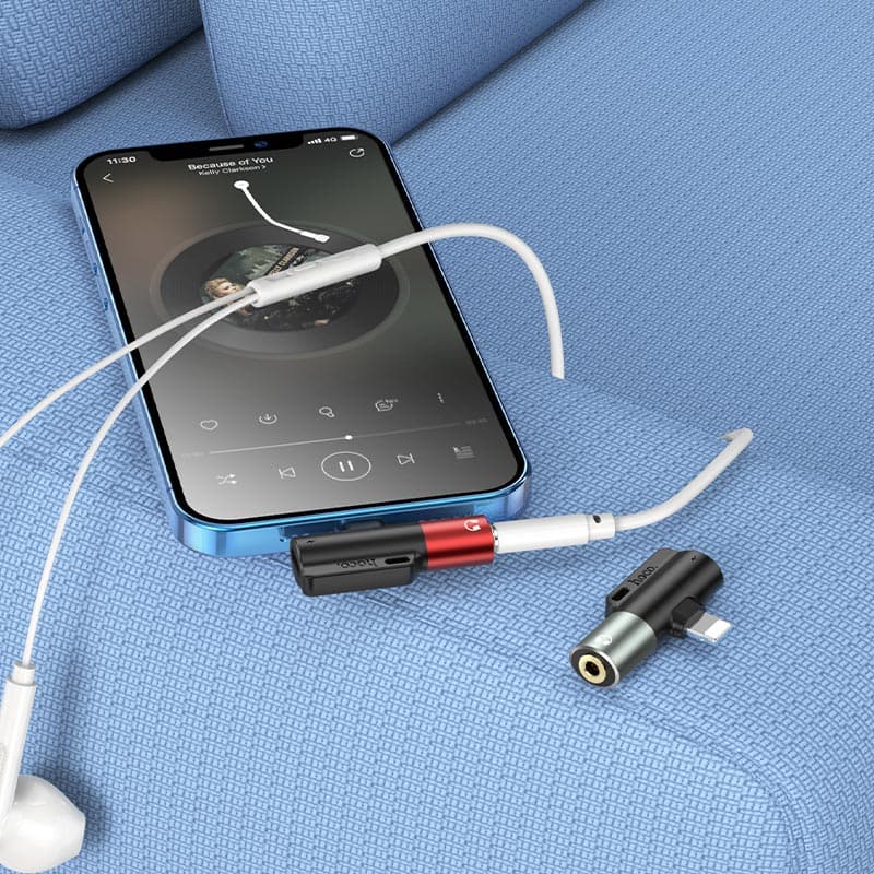 Hoco Adapter Lightning To 3.5mm “LS32” Audio Converter — image 3