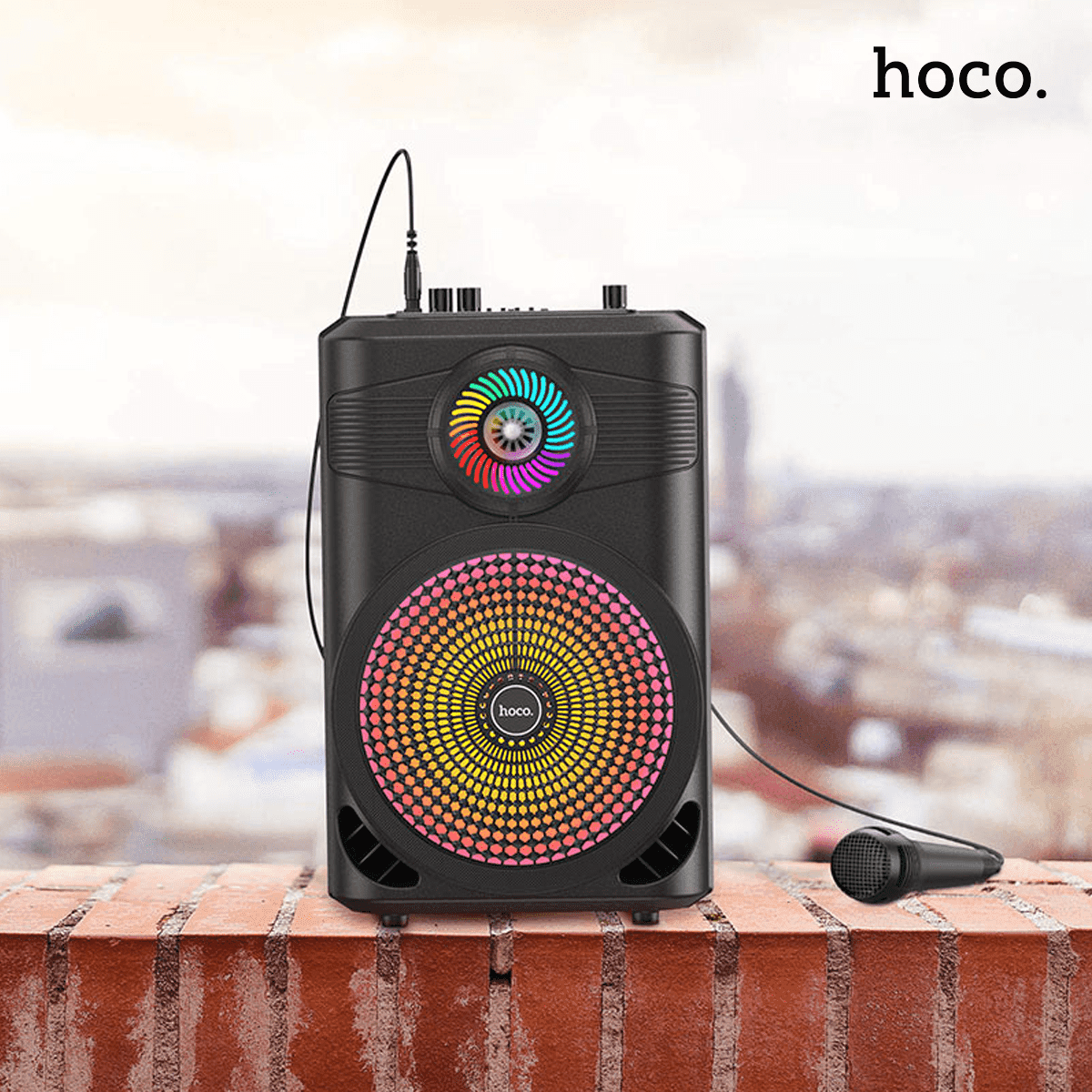 Hoco BS46 Mature Wireless Bluetooth Speaker With Mic — image 2