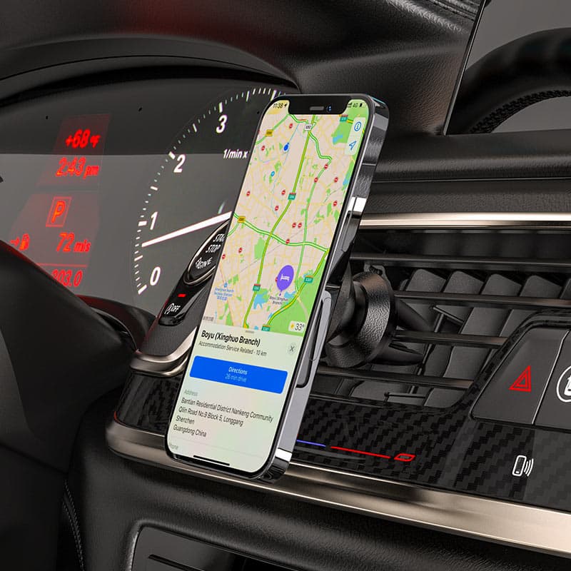Hoco CA81 Magnetic Car Phone Holder For Air Outlet — image 1