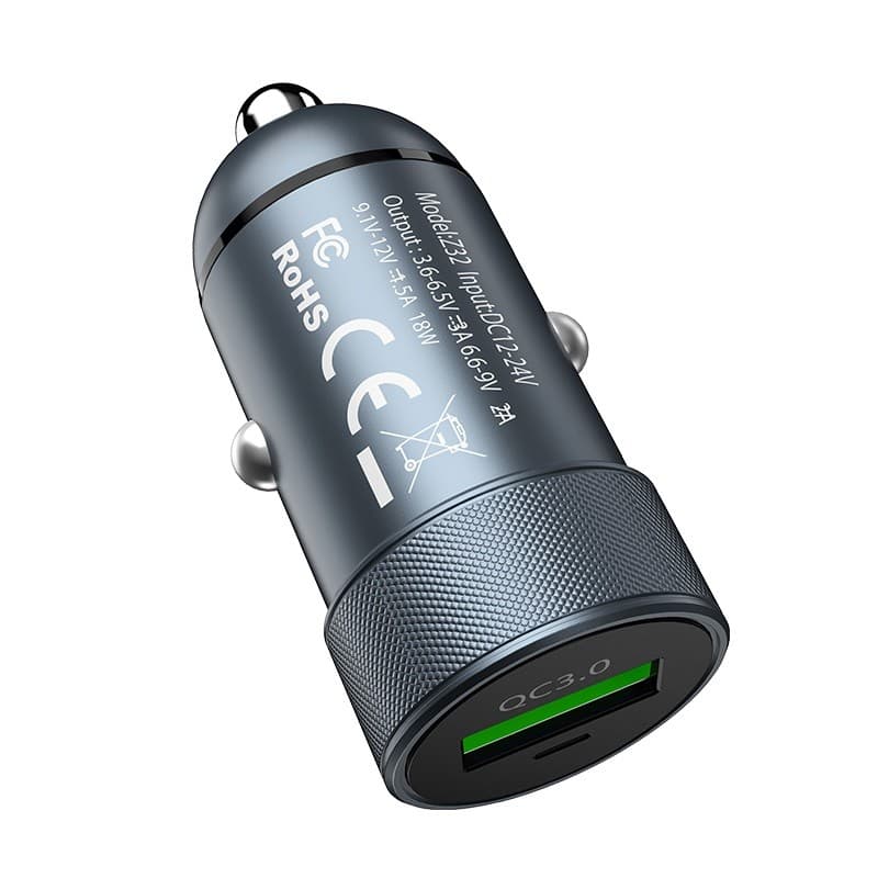 Hoco Car Charger “Z32 Speed Up” Single Port QC3.0 — image 2