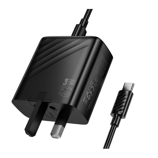 Hoco CS27B PD 67 Watt GaM Wall Charger Set With Type C Cable — image 2