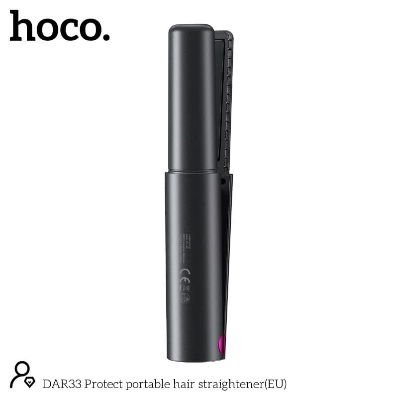 Hoco DAR33 5000mAh Rechargeable Portable Hair Straightner — image 5