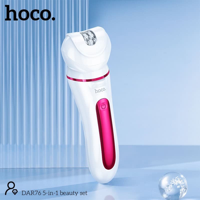 Hoco DAR76 5 In 1 Beauty Set Shaver Epilator Exfoliator Massage Cleansing Head — image 2