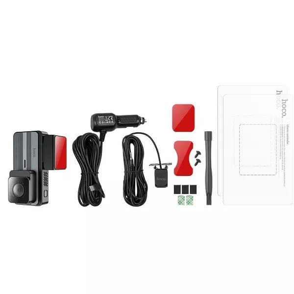 Hoco DV12 GPS Front Rear Driving Car Recorder — image 4