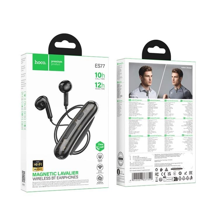 Hoco ES77 Graceful Lavalier Bluetooth Earphone — image 5