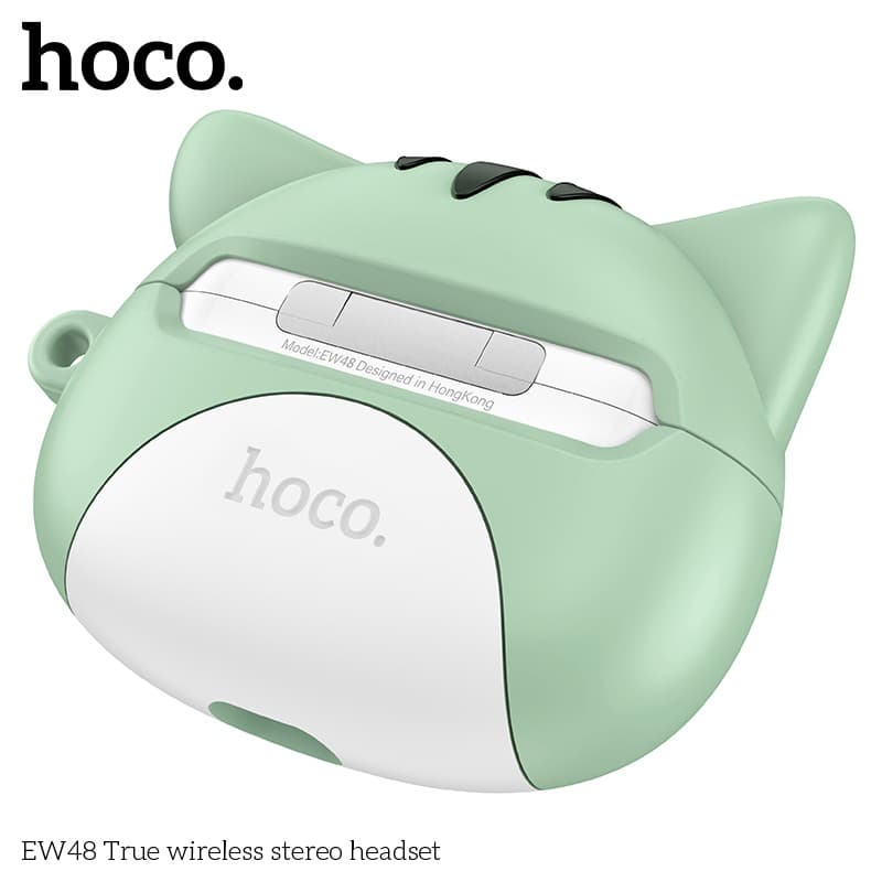 HOCO EW48 True Wireless Stereo Earbuds Bluetooth 5.3 Cute Cat Design — image 3