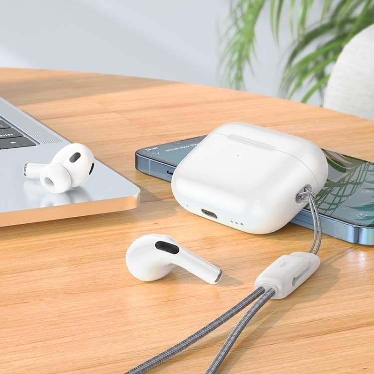 Hoco EW49 True Wireless Bluetooth Earphone With Lanyard — image 1