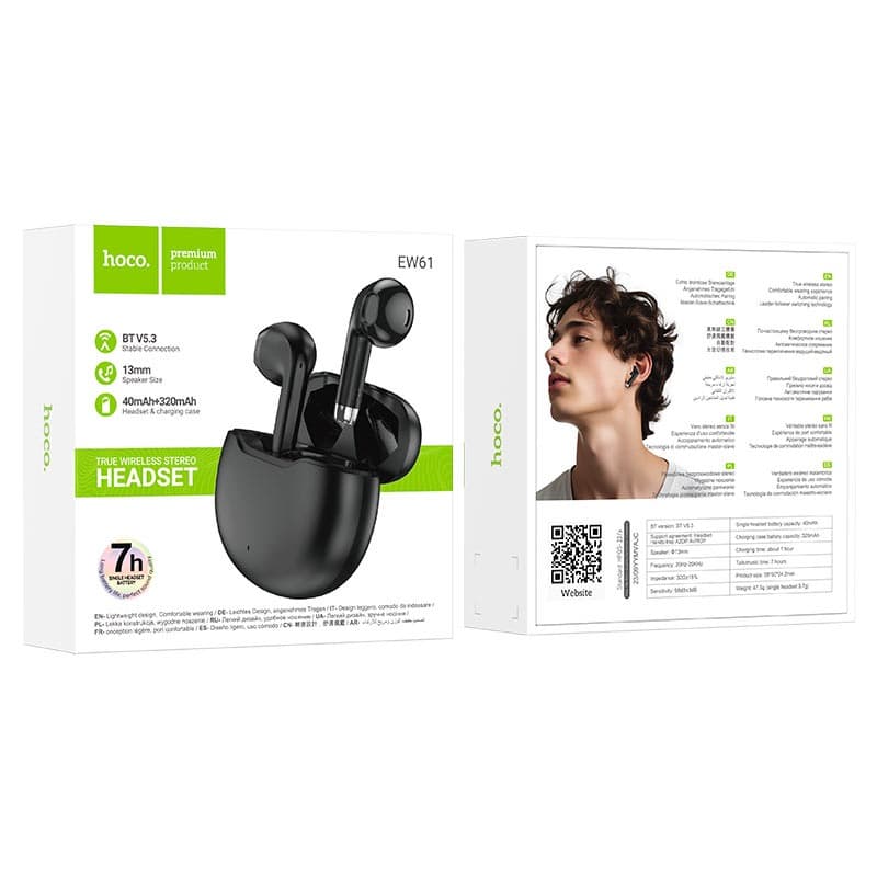 Hoco EW61 TWS Wireless Bluetooth Earbuds — image 5