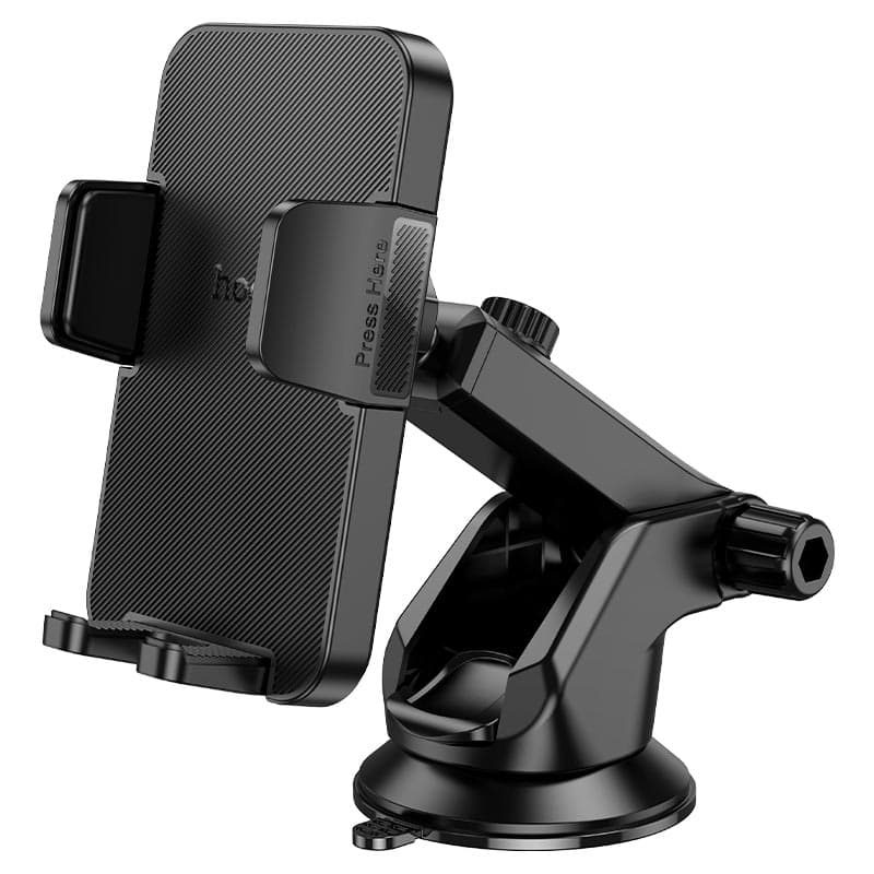 Hoco H37 Car Phone Holder Press Type Clamp Mount For 4.5–7 Inch Smartphones — image 4