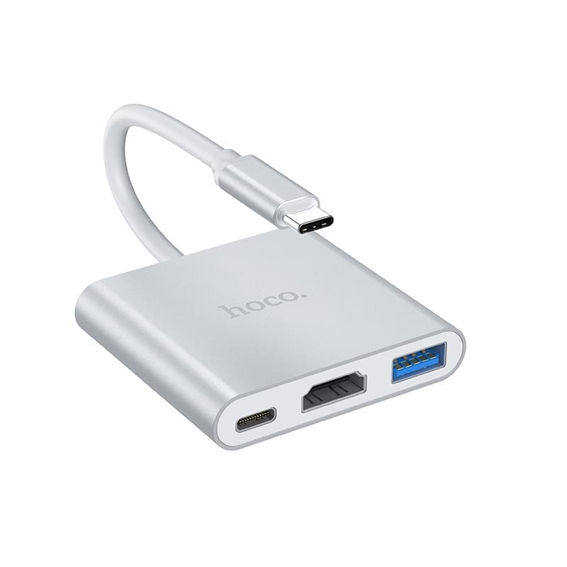 Hoco HB14 Type C Hub USB3.0 + HDMI + PD — image 2