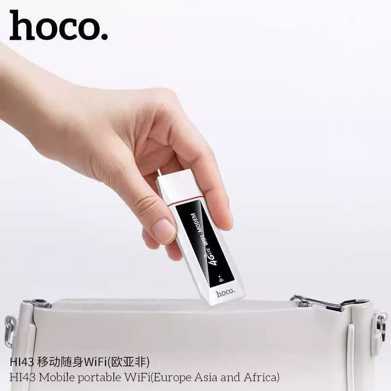 HOCO HI43 Pocket WiFi Hotspot 4G LTE WiFi6 – High-Speed USB Modem For PC, Notebook And EV Cars — image 2