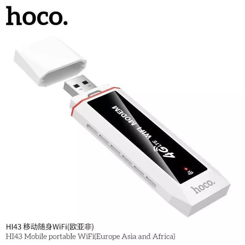 HOCO HI43 Pocket WiFi Hotspot 4G LTE WiFi6 – High-Speed USB Modem For PC, Notebook And EV Cars — image 5