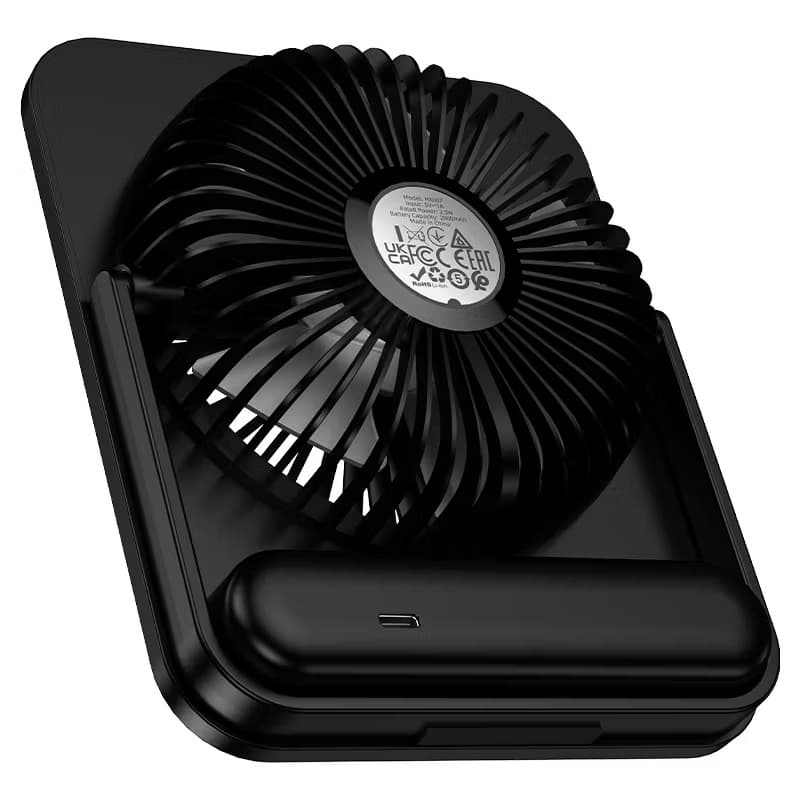 Hoco HX607 Ultra-Slim Portable Desktop Fan with 100-Level Adjustable Airflow And LED Digital Display — image 4