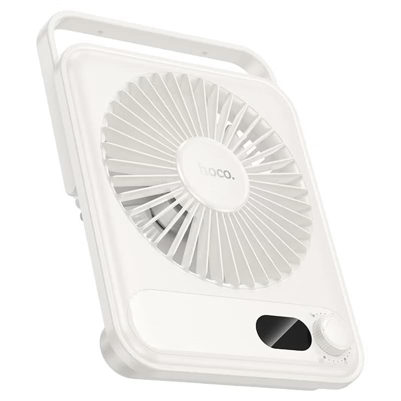Hoco HX607 Ultra-Slim Portable Desktop Fan with 100-Level Adjustable Airflow And LED Digital Display — image 3