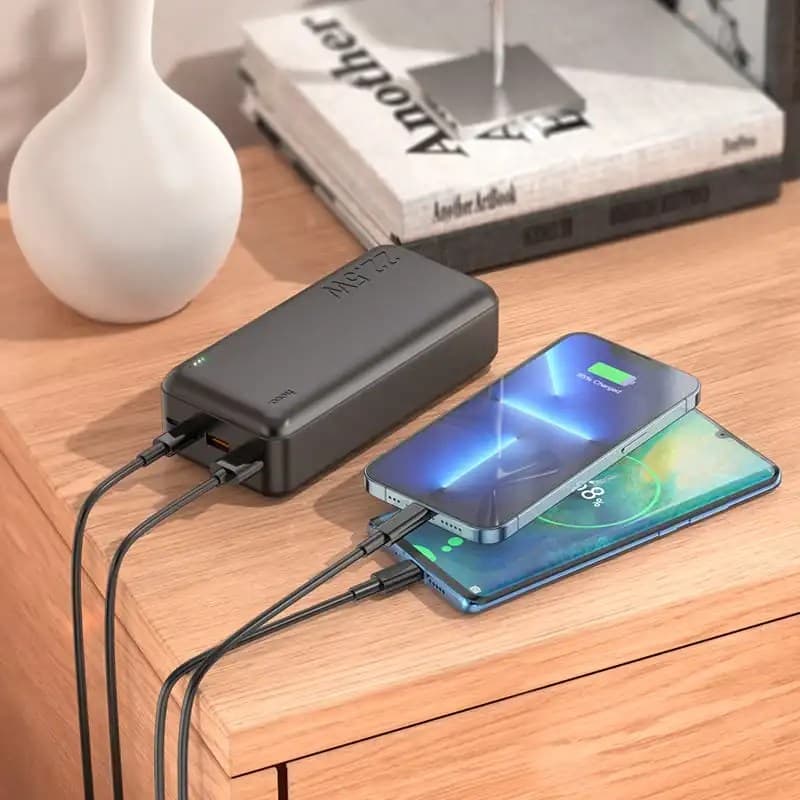 Hoco J101B Astute 22.5W Fully Compatible Power Bank(30000mAh) Black — image 2