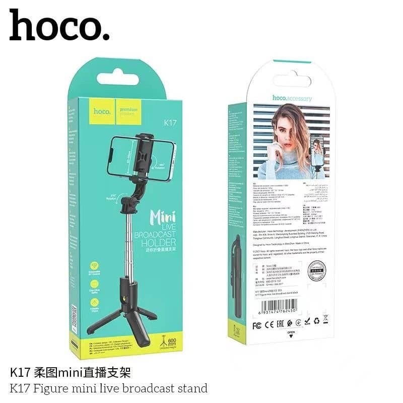 HOCO K17 Selfie Stick Tabletop Mobile Holder — image 3