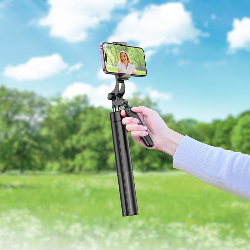 Hoco K19 Soul 1.57m Live Broadcast Tripod & Selfie Stick With Detachable Bluetooth Remote — image 3