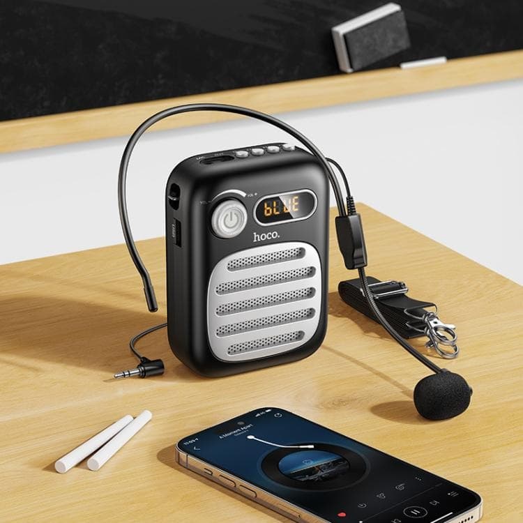 HOCO L23 Portable Bluetooth Speaker With Wired Microphone Teachers Mic — image 5