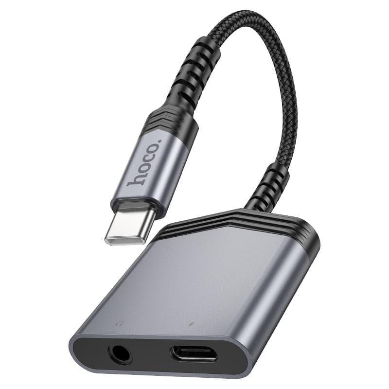 Hoco LS39 Adapter Type-C To Type-C + 3.5mm Audio Converter — image 1