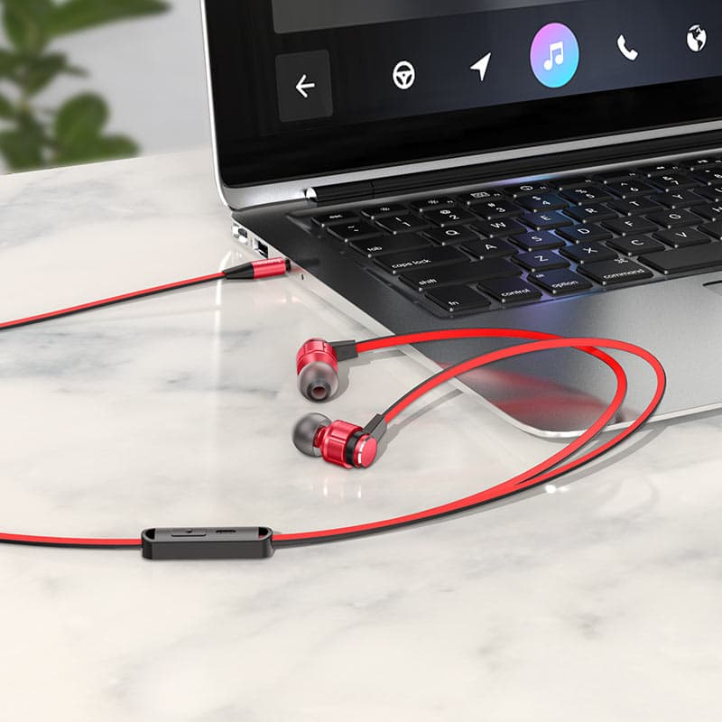 Hoco M85 3.5mm Wired Earphone With Mic — image 2