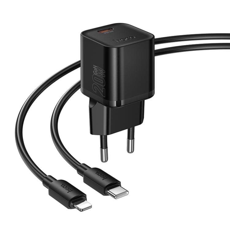 HOCO N64 GaN PD20W Type-C Single-Port Charger With 1m Type-C To 8-Pin Cable — image 2
