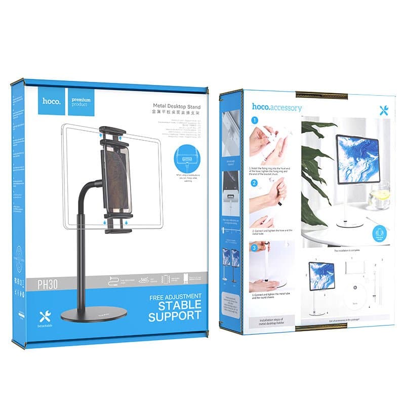 Hoco PH30 Metal Tabletop Mobile Tablet Stand Holder — image 3