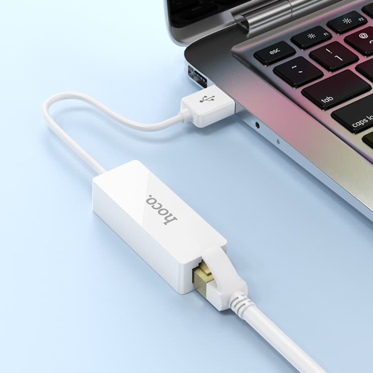 Hoco UA22 Acquire USB To RJ45 Wired 100 Mbps Ethernet Adapter — image 2
