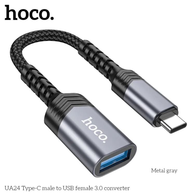Hoco UA24 Type-C Male To Usb Female 3.0 Converter — image 1