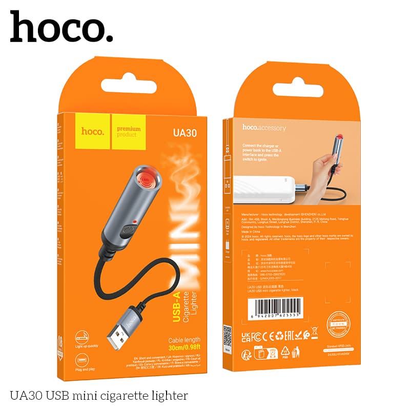 Hoco UA30 USB Mini Lighter — image 3
