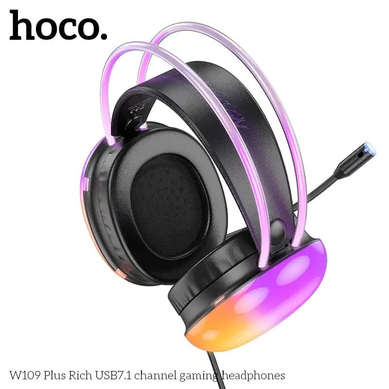 Hoco W109 Plus 7.1 Surround Sound Gamingg Headphone — image 3